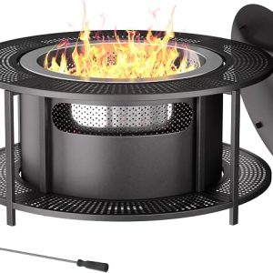 37" Smokeless Fire Pit Table