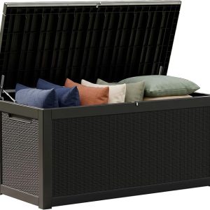 320-Gallon Outdoor Resin Deck Box