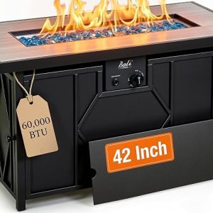 42-Inch Propane Fire Pit Table