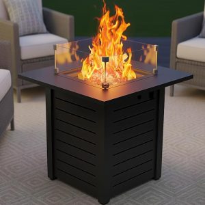 28-Inch Propane Fire Pit Table
