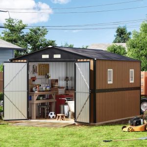 Panovue Outdoor Steel Storage Shed