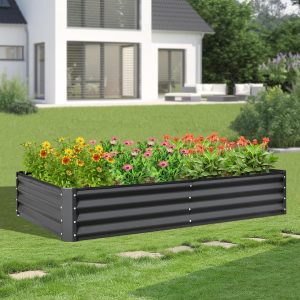Domi Galvanized Raised Garden Bed