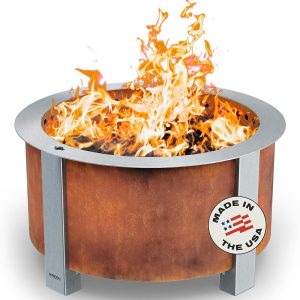 Breeo Smokeless Corten Steel Fire Pit