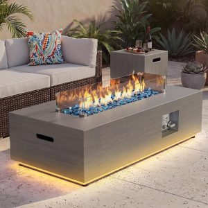 42-Inch LED Fire Pit Table