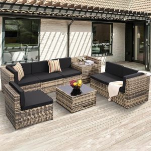 8-Piece Modular Patio Furniture Set