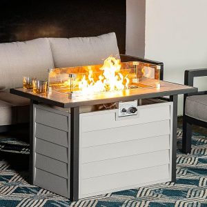 43-Inch Propane Fire Pit Table