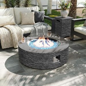 42-Inch Round Propane Fire Pit