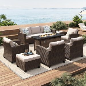 SUNSHINE VALLEY 7-Piece Patio Set